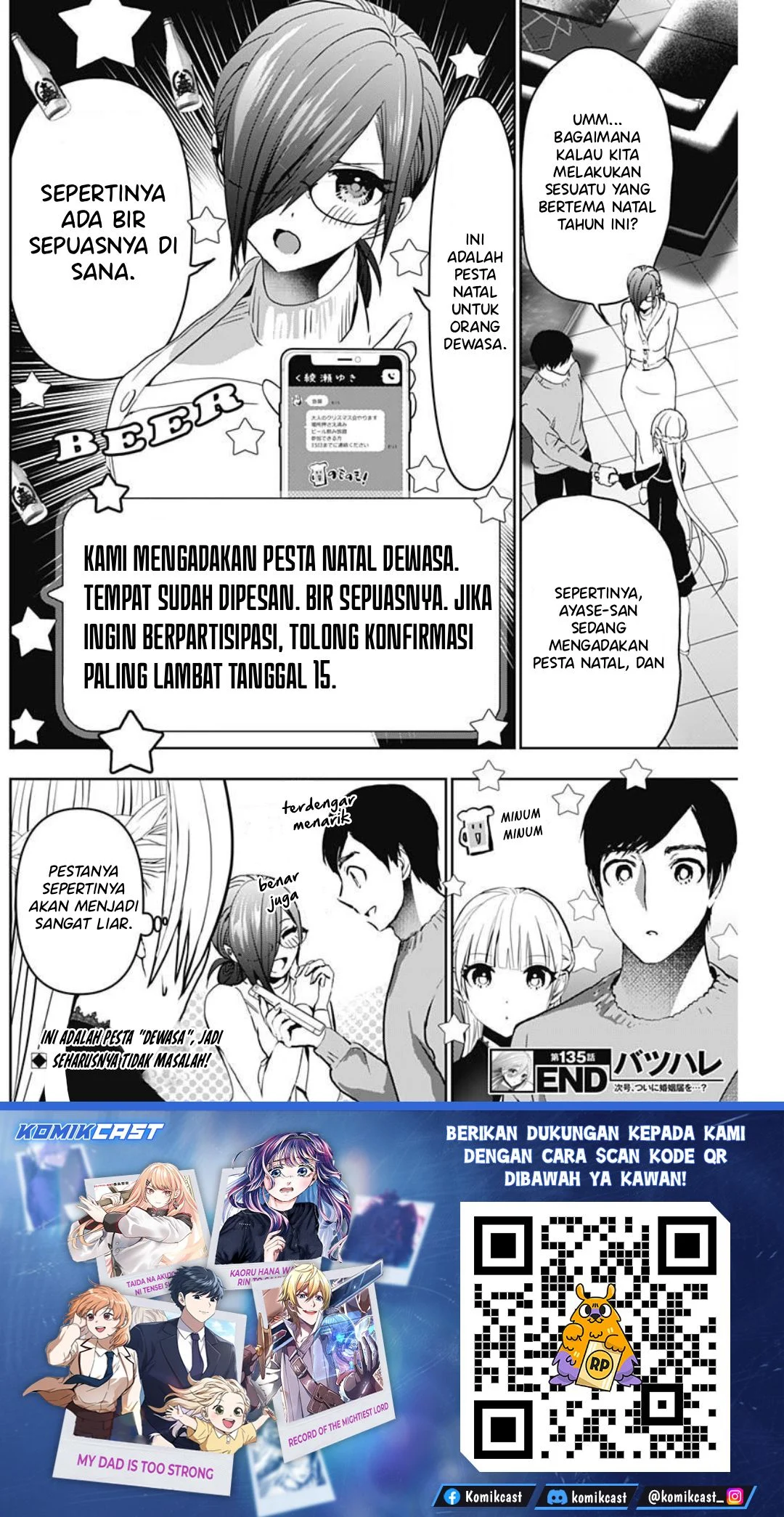 Batsu Harem Chapter 135 Gambar 14
