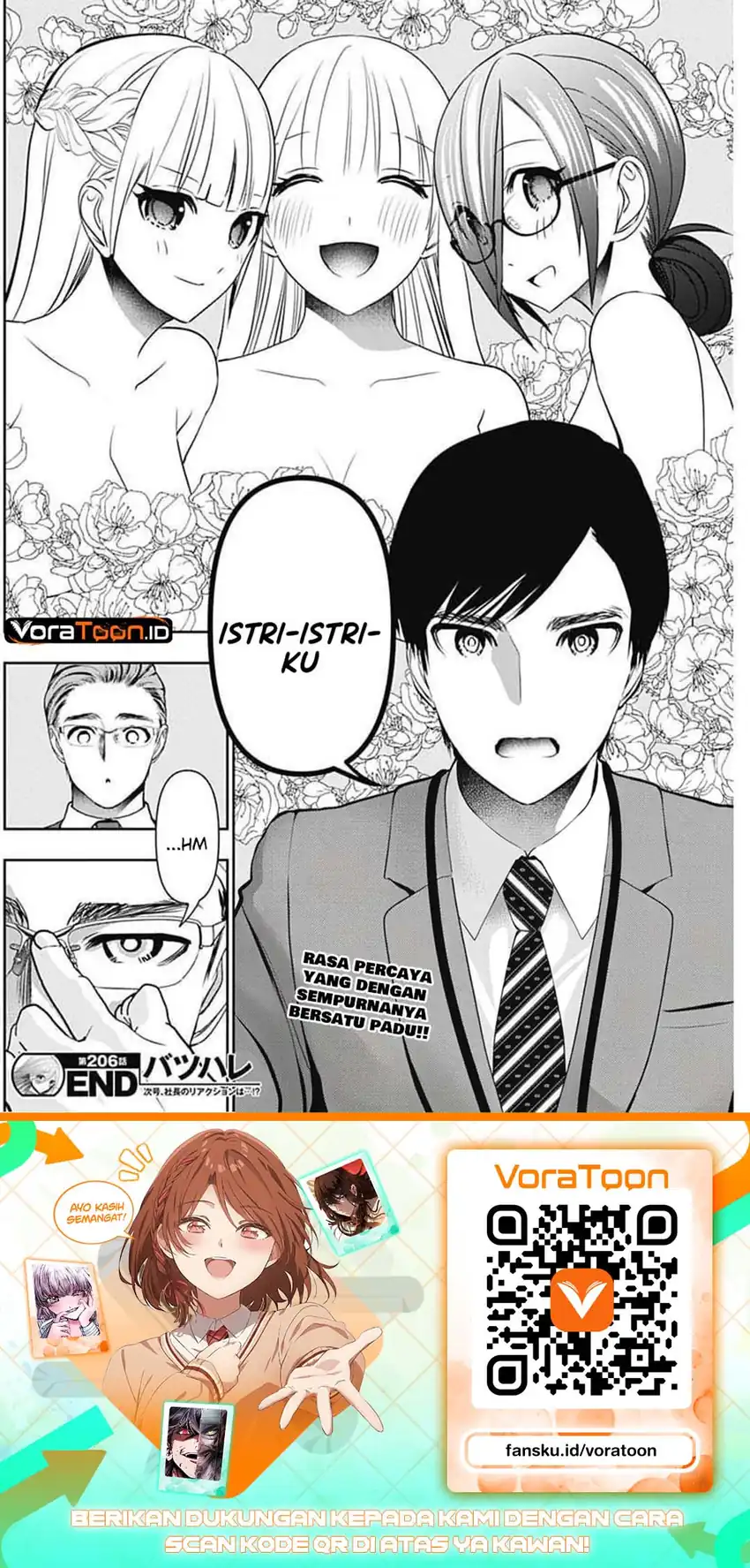 Batsu Harem Chapter 206 Gambar 13