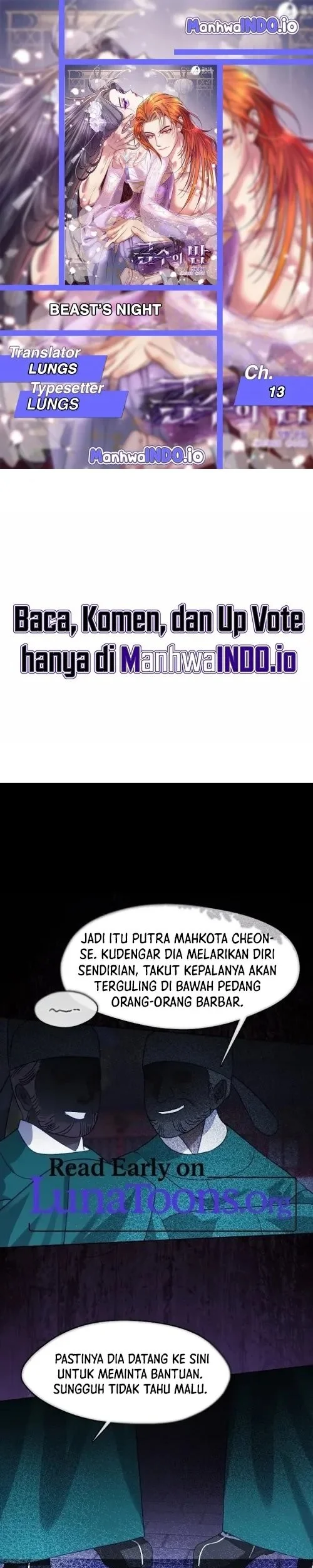 Komik Beastly Night Chapter 13 gambar 1