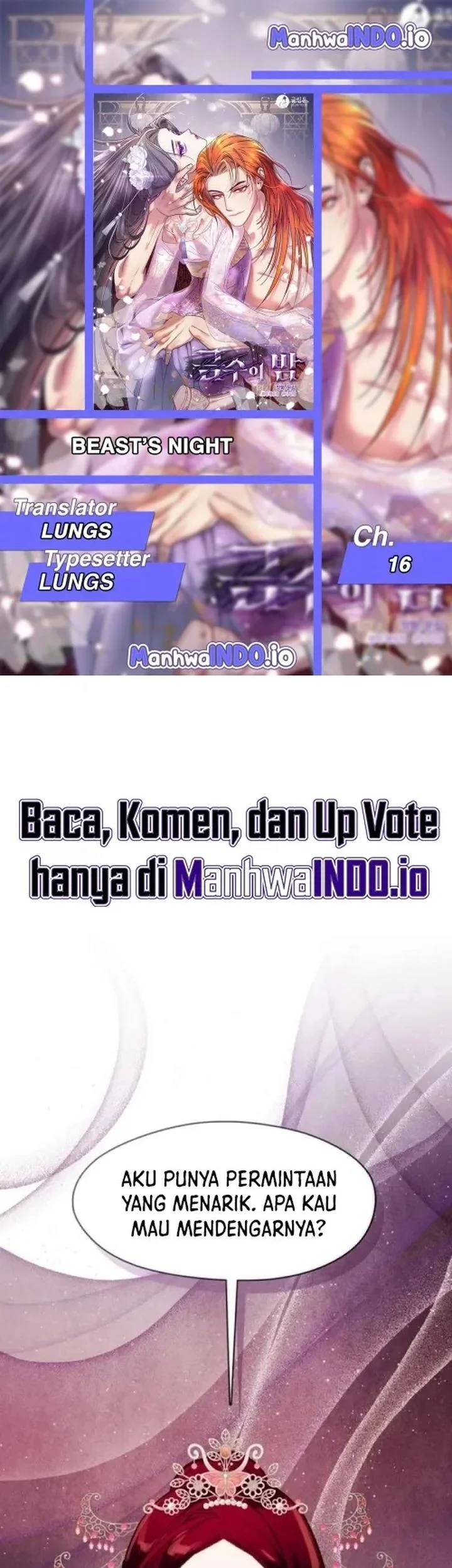 Komik Beastly Night Chapter 16 gambar 1