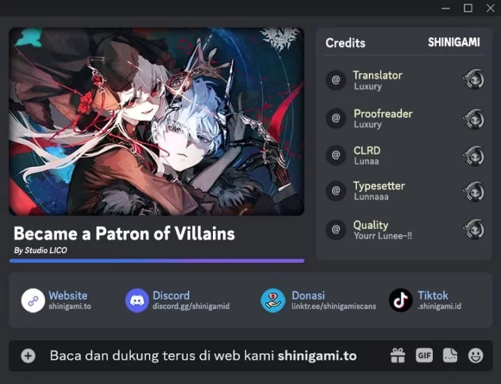 Baca Komik Became The Patron Of Villains Chapter 2 Gambar 1