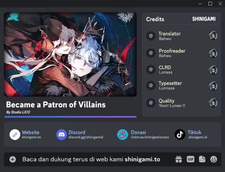 Baca Komik Became The Patron Of Villains Chapter 5 Gambar 1