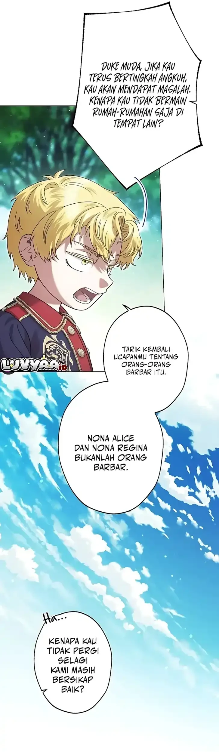 Became the youngest Sister-in-Law of the Ruined Harem Male Leads Chapter 57 Gambar 28