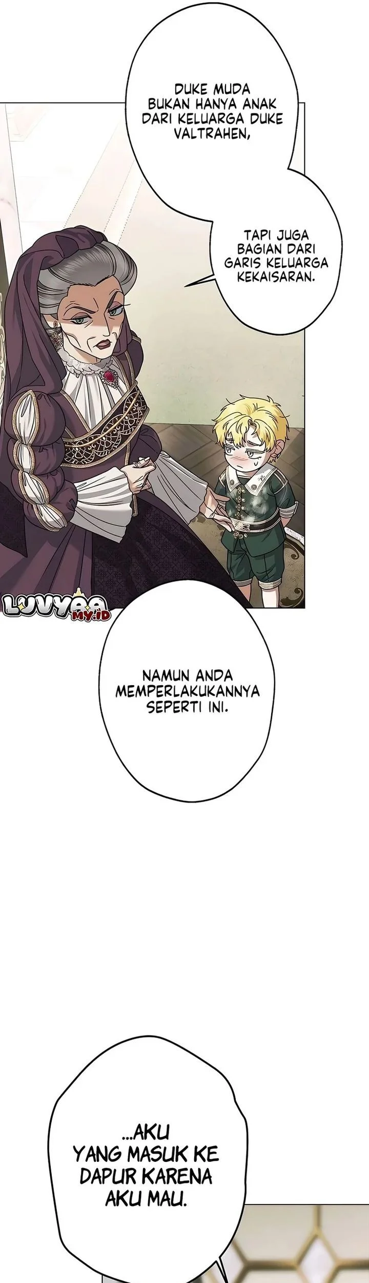 Became the youngest Sister-in-Law of the Ruined Harem Male Leads Chapter 62 Gambar 61