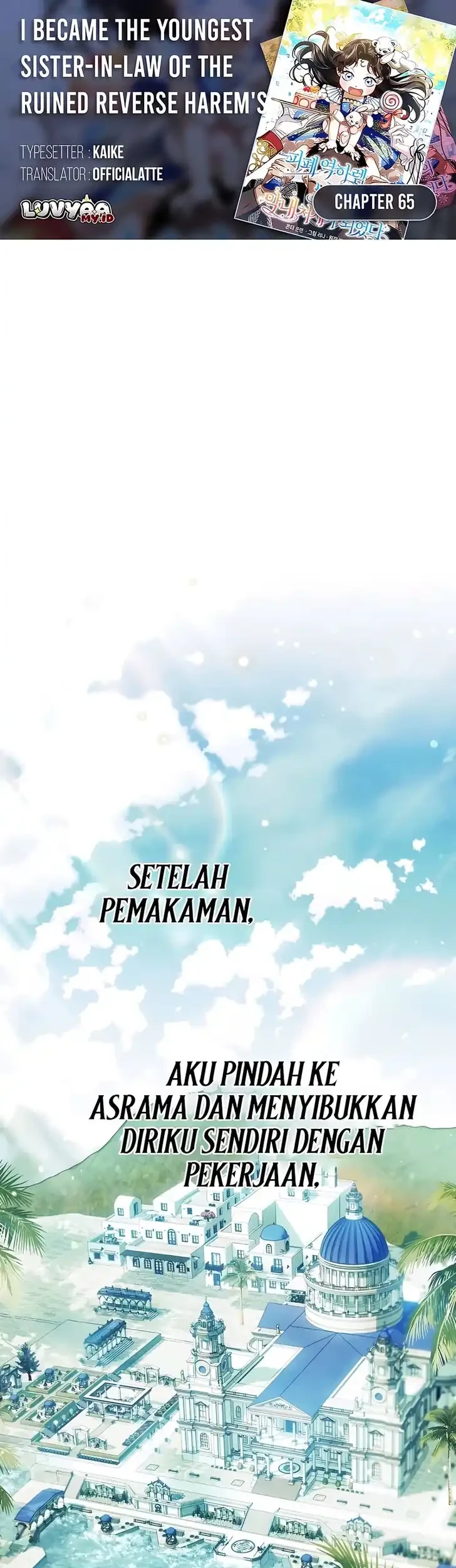 Komik Became the youngest Sister-in-Law of the Ruined Harem Male Leads Chapter 65 gambar 1