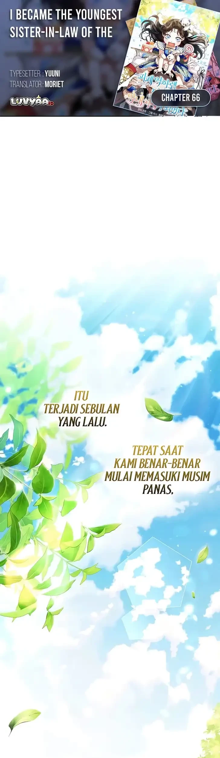 Komik Became the youngest Sister-in-Law of the Ruined Harem Male Leads Chapter 66 gambar 1