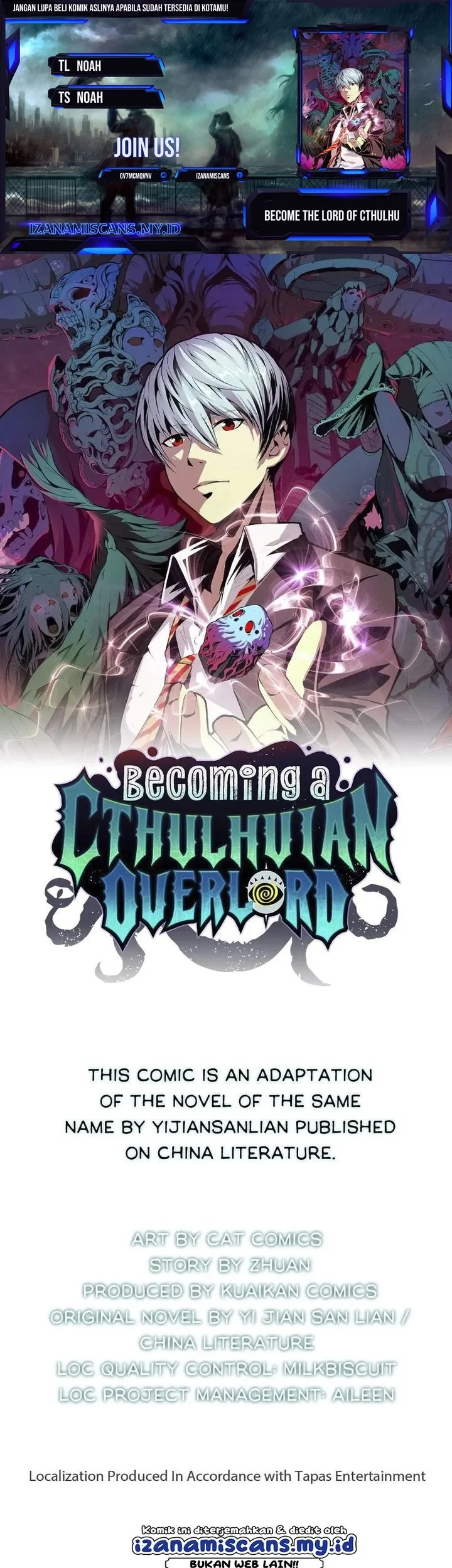 Komik Become The Lord Of Cthulhu Chapter 45 gambar 1