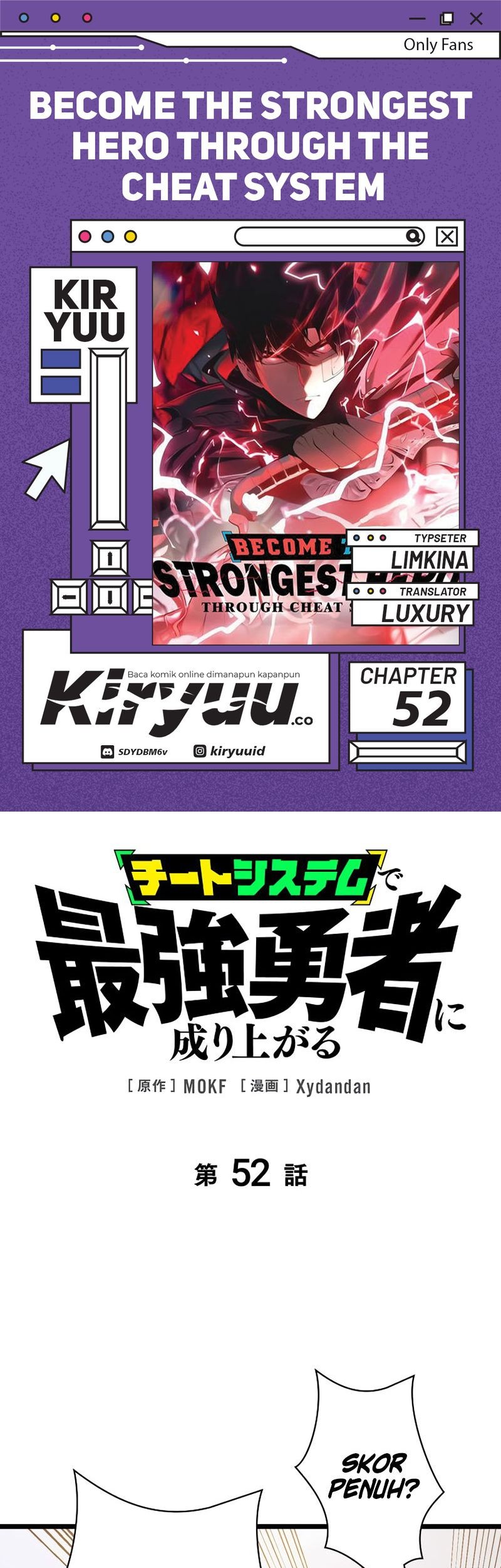 Baca Komik Become the Strongest Hero Through the Cheat System Chapter 52 Gambar 1