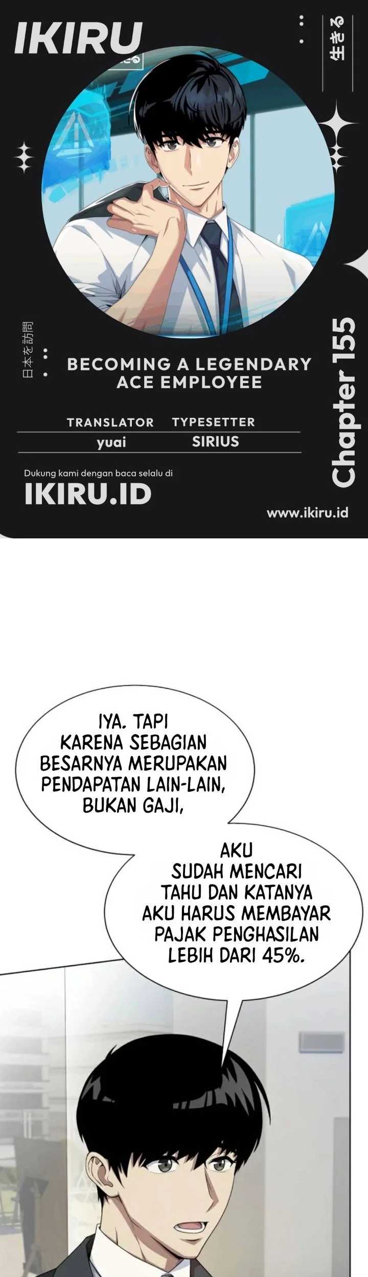 Becoming a Legendary Ace Employee Chapter 155 halaman 2