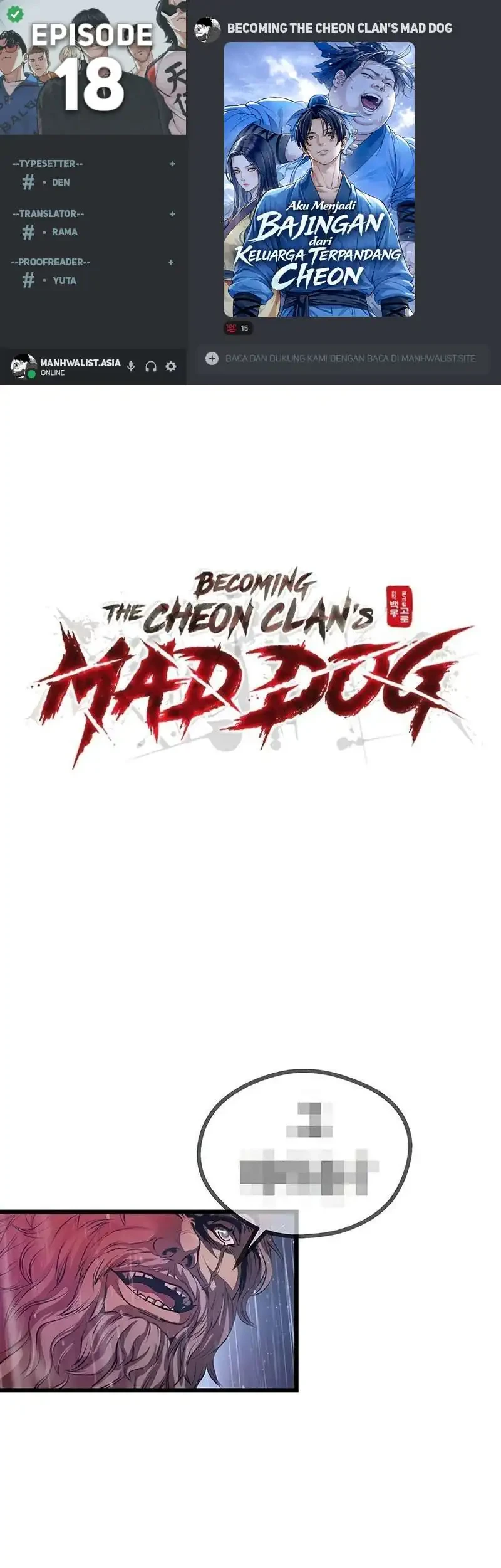 Becoming the Cheon Clan’s Mad Dog (I Became the Scoundrel of the Cheon Family) Chapter 18 halaman 2