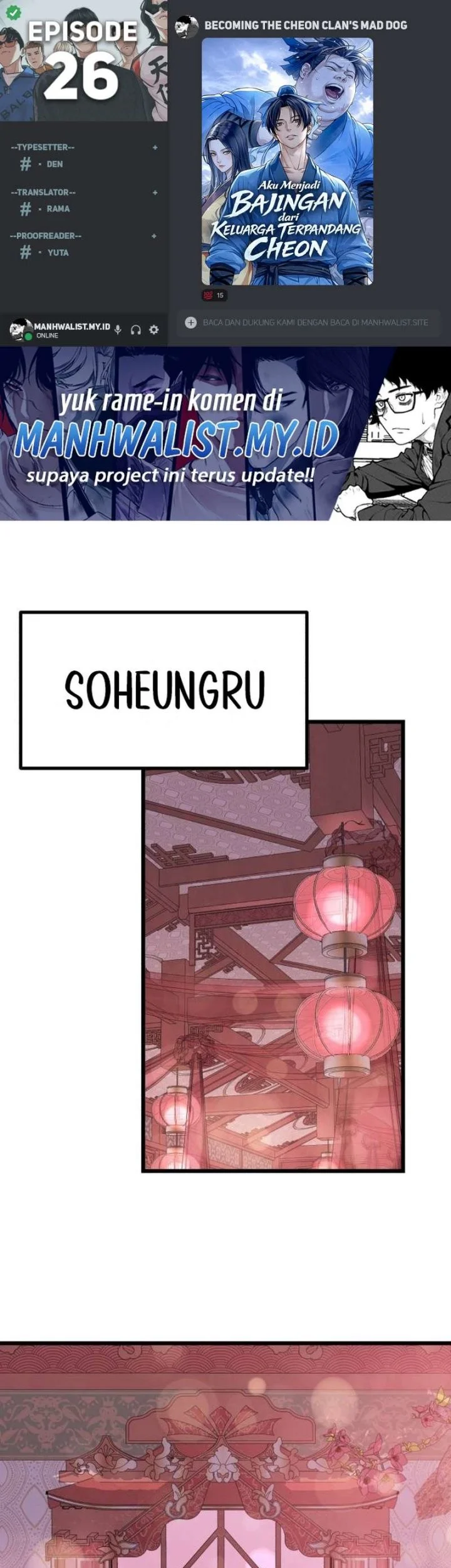 Komik Becoming the Cheon Clan’s Mad Dog (I Became the Scoundrel of the Cheon Family) Chapter 26 gambar 1