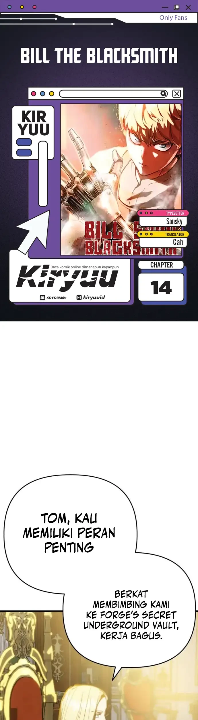 Komik Bill The Blacksmith Chapter 14 gambar 1