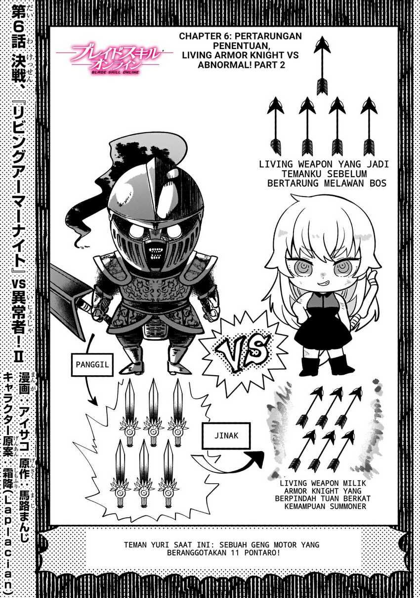 Baca Manga Blade Skill Online: Gomi Shokugyou de Saijaku Bukide Kuso Status no Ore, Itsunomanika “Last Boss” ni Nariagarimasu! Chapter 6 Gambar 2