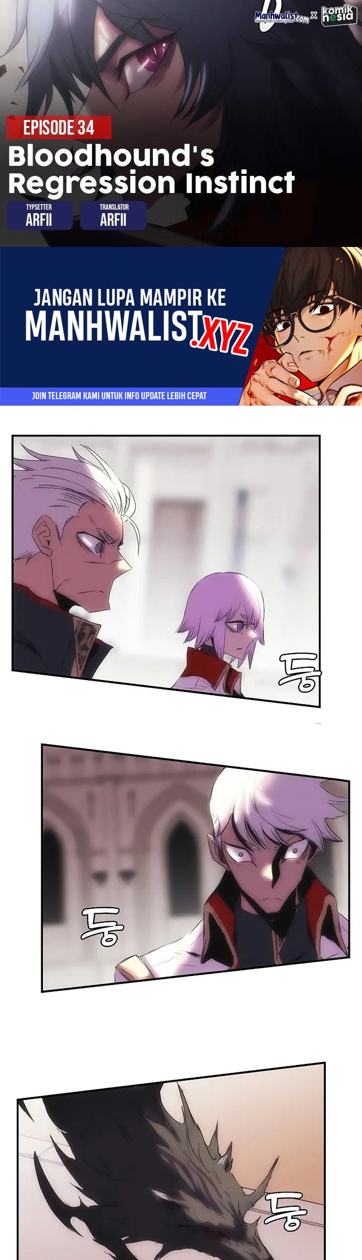 Baca Komik Bloodhound’s Regression Instinct Chapter 34 Gambar 1