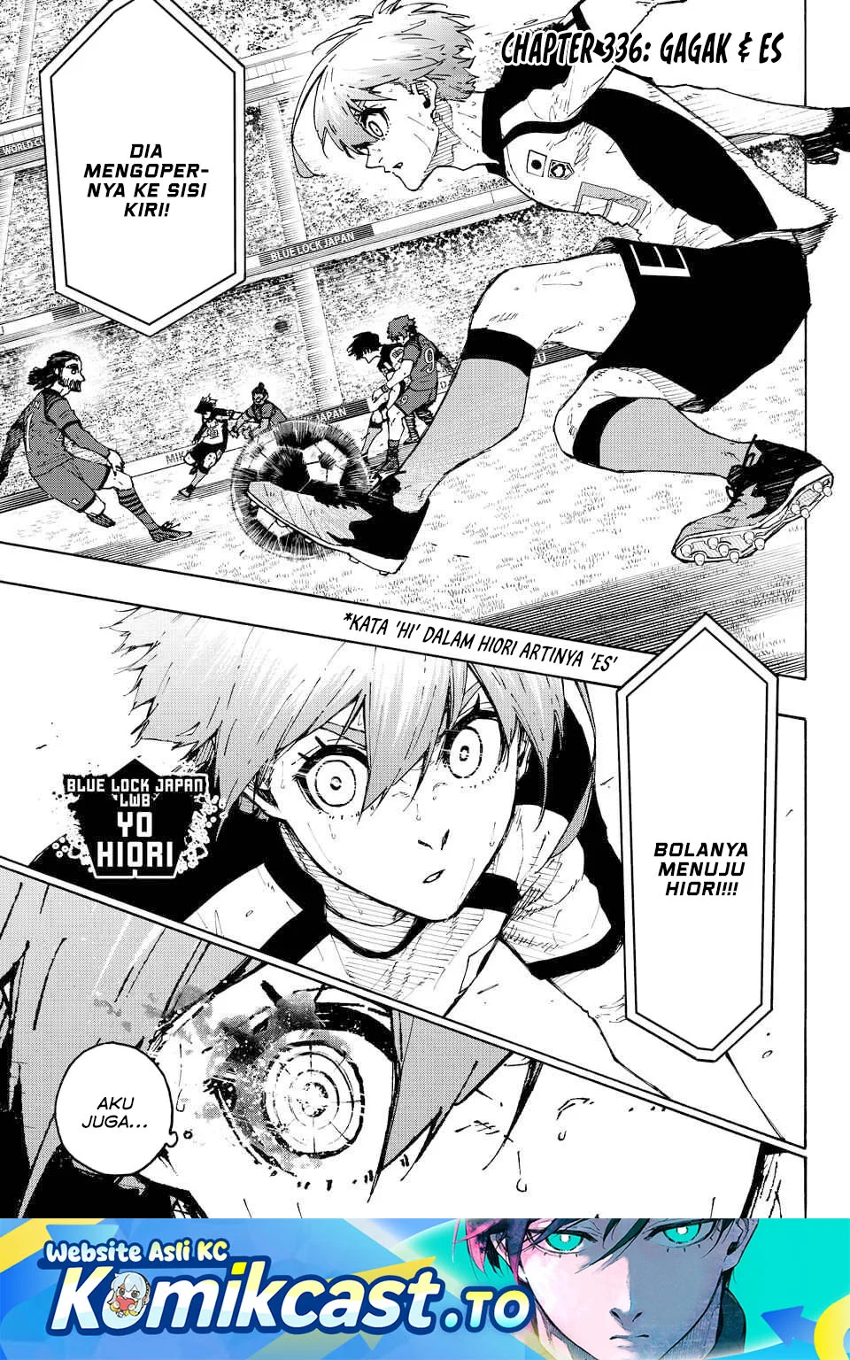 Komik Blue Lock Chapter 336 gambar 1