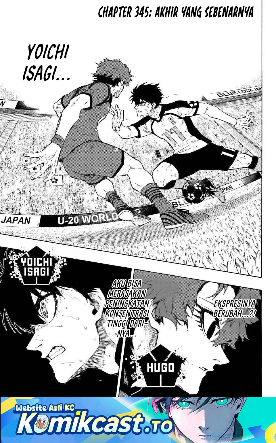 Manga Blue Lock Chapter 345 gambar 2