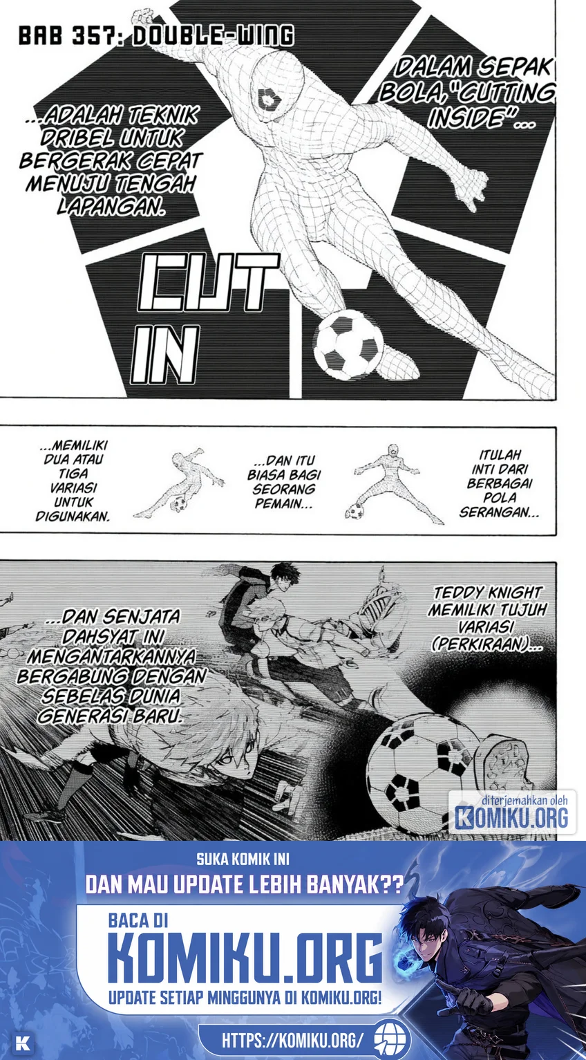 Komik Blue Lock Chapter 357 gambar 1