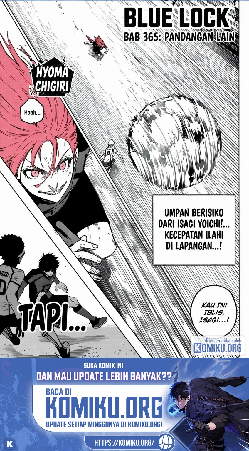 Komik Blue Lock Chapter 365 gambar 1