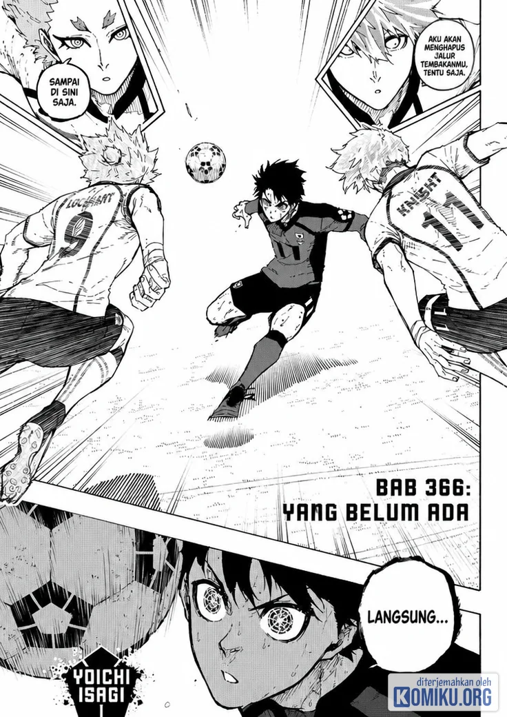 Komik Blue Lock Chapter 366 gambar 1