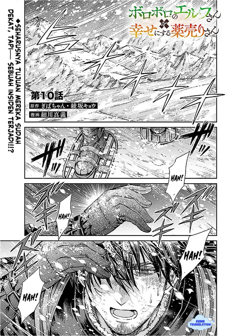 Baca Manga Boroboro no Elf-san wo Shiawase ni Suru Kusuriuri-san Chapter 10 Gambar 2