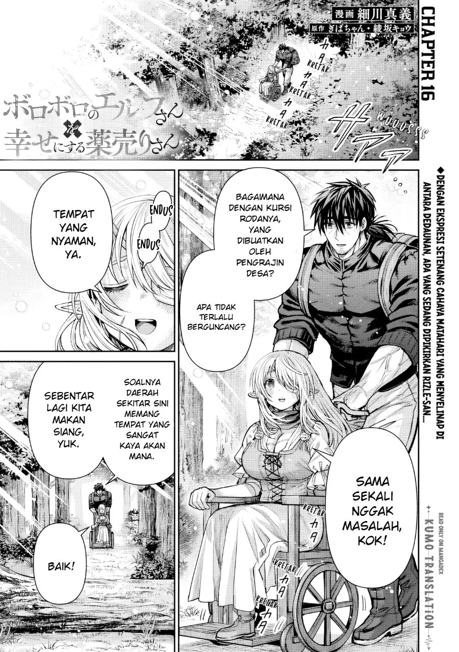 Manga Boroboro no Elf-san wo Shiawase ni Suru Kusuriuri-san Chapter 16 gambar 2