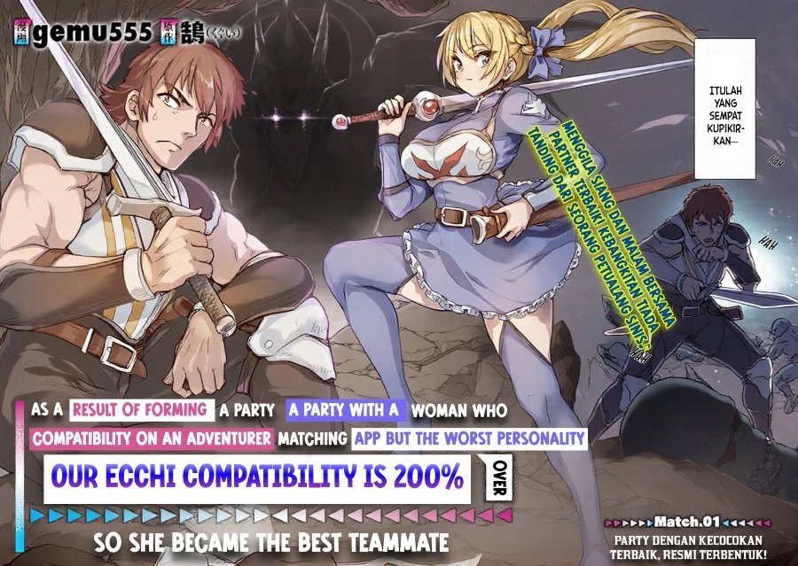 Boukensha Matching App De Aishou Batsugun Dakedo Seikaku Saiakuna Onna To Party Kunda Kekka, Ecchi Aishou Ga 200% Koe Datta Node Yoru Wa Juujunna Saikou No Teammate Ni Narimashita Chapter 1 Gambar 3