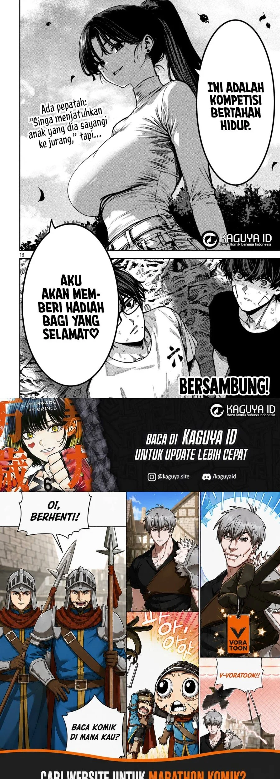 Bouryoku Banzai Chapter 61 Gambar 19