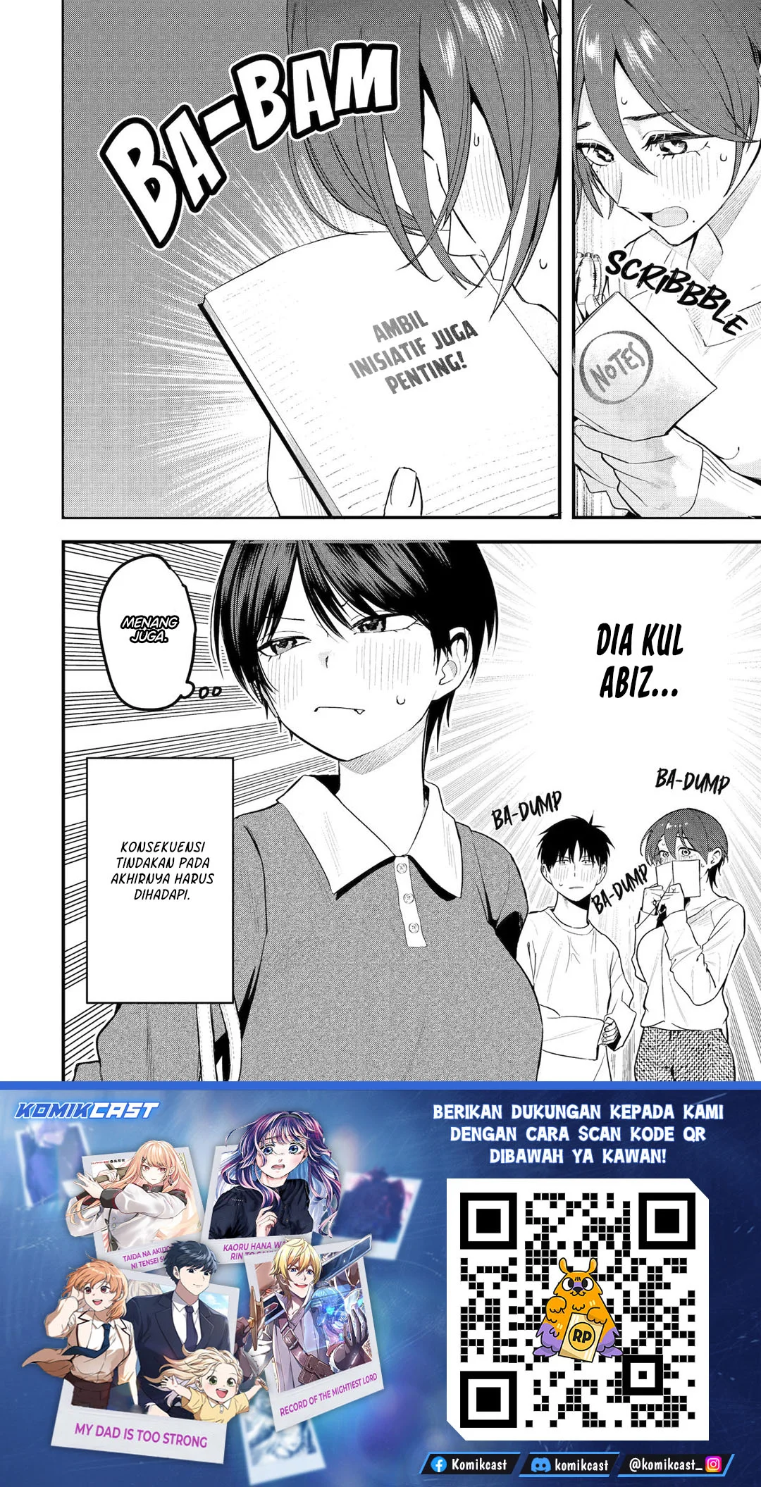 Boyish Kanojo ga Kawai-sugiru Chapter 46 Gambar 17