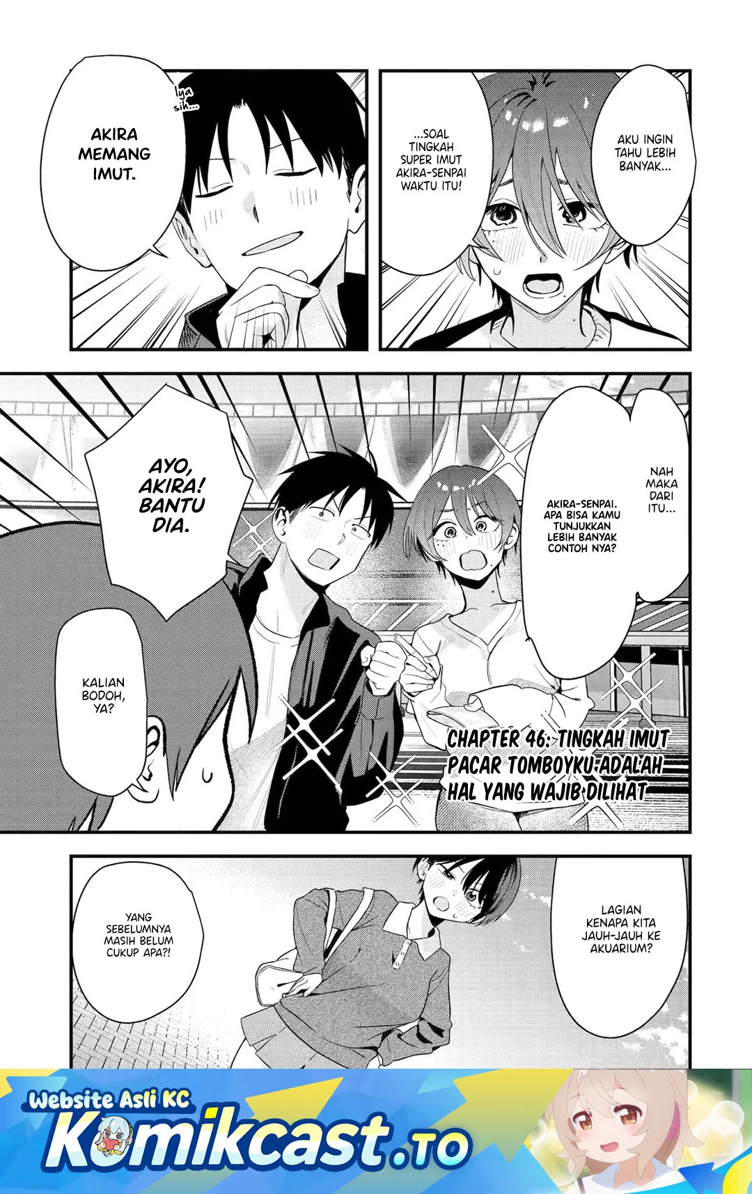 Manga Boyish Kanojo ga Kawai-sugiru Chapter 46 gambar 2