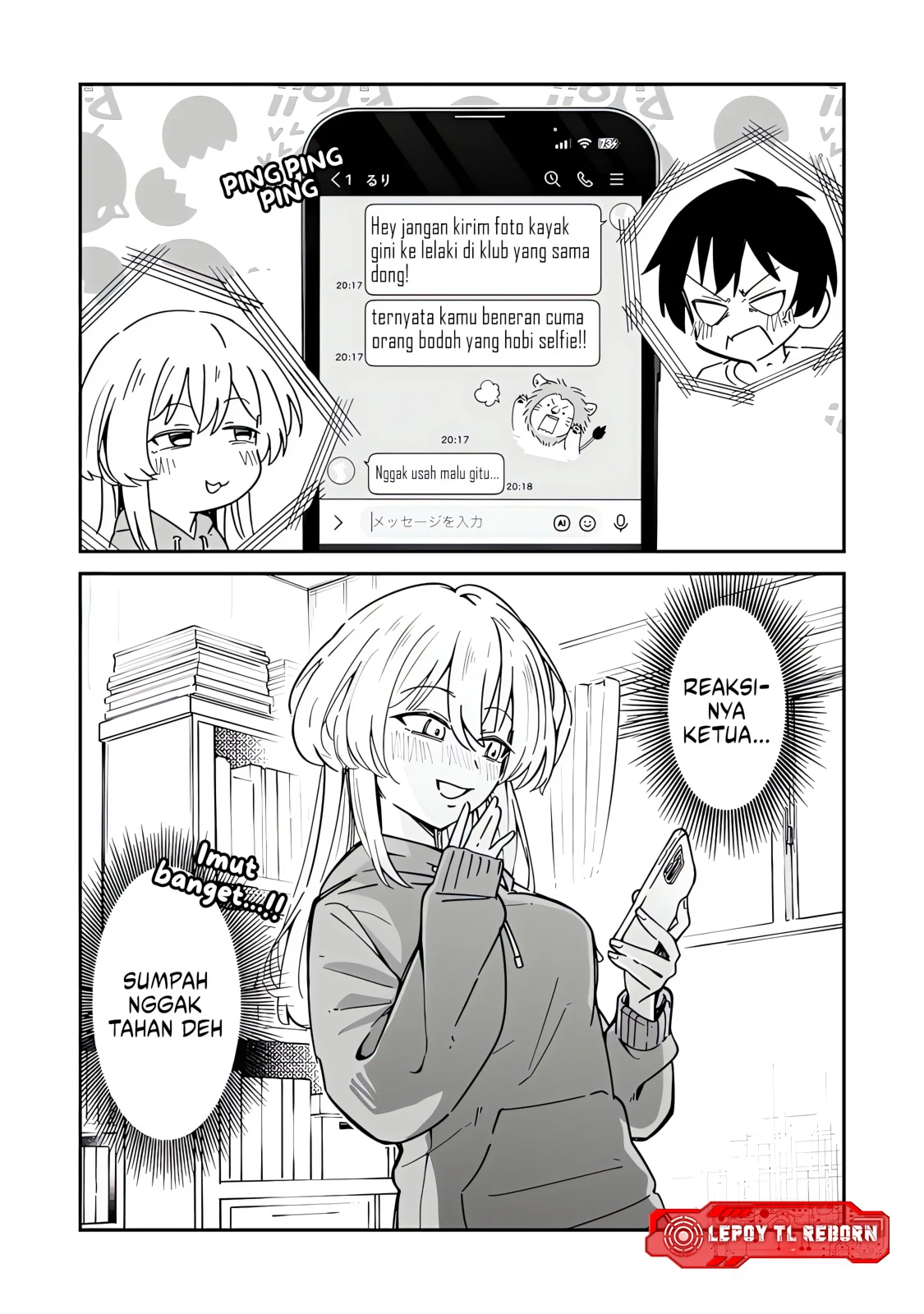 Buchou-kun to jidori gyaru Chapter 0 Gambar 16