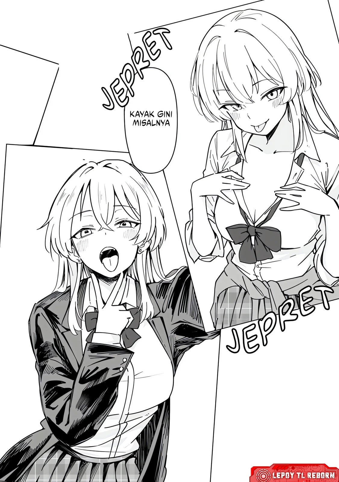 Manga Buchou-kun to jidori gyaru Chapter 0 gambar 2