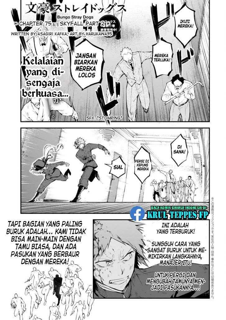 Baca Komik Bungou Stray Dogs Chapter 75 Gambar 1