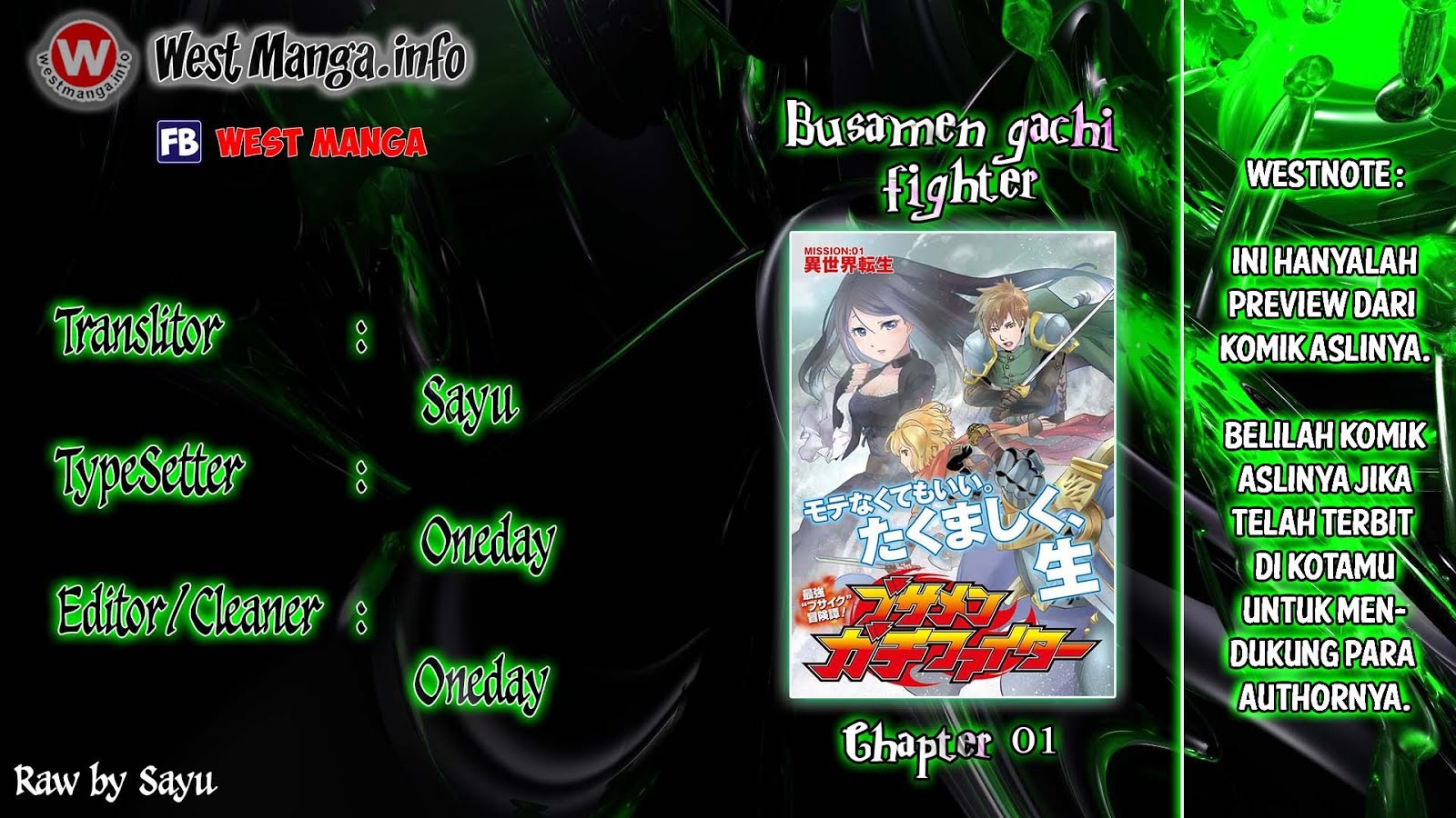 Baca Manga Busamen Gachi Fighter Chapter 1 Gambar 2