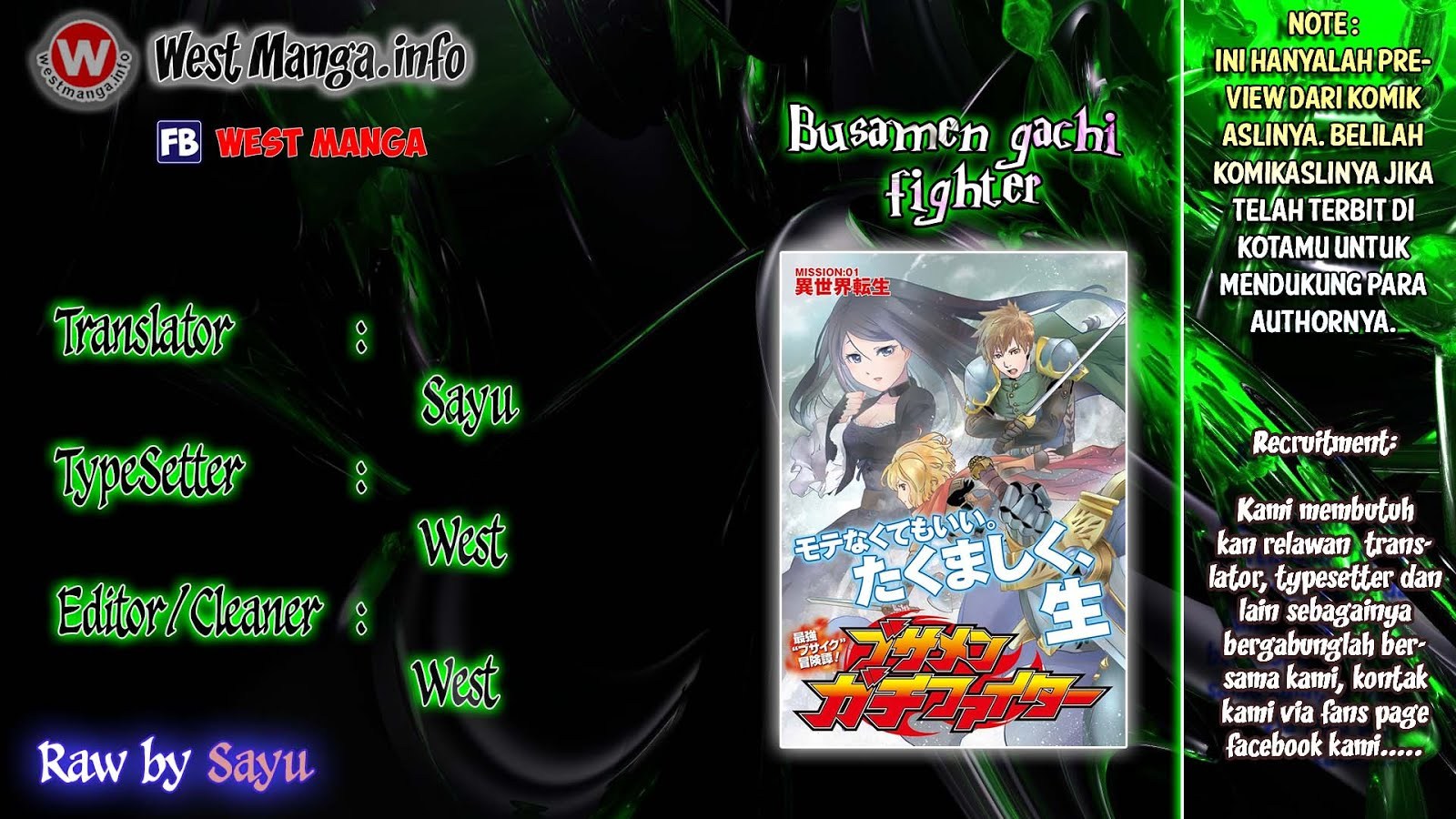 Baca Manga Busamen Gachi Fighter Chapter 2 Gambar 2
