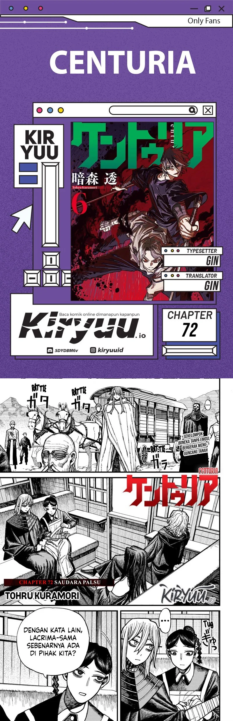 Baca Komik Centuria Chapter 72 Gambar 1