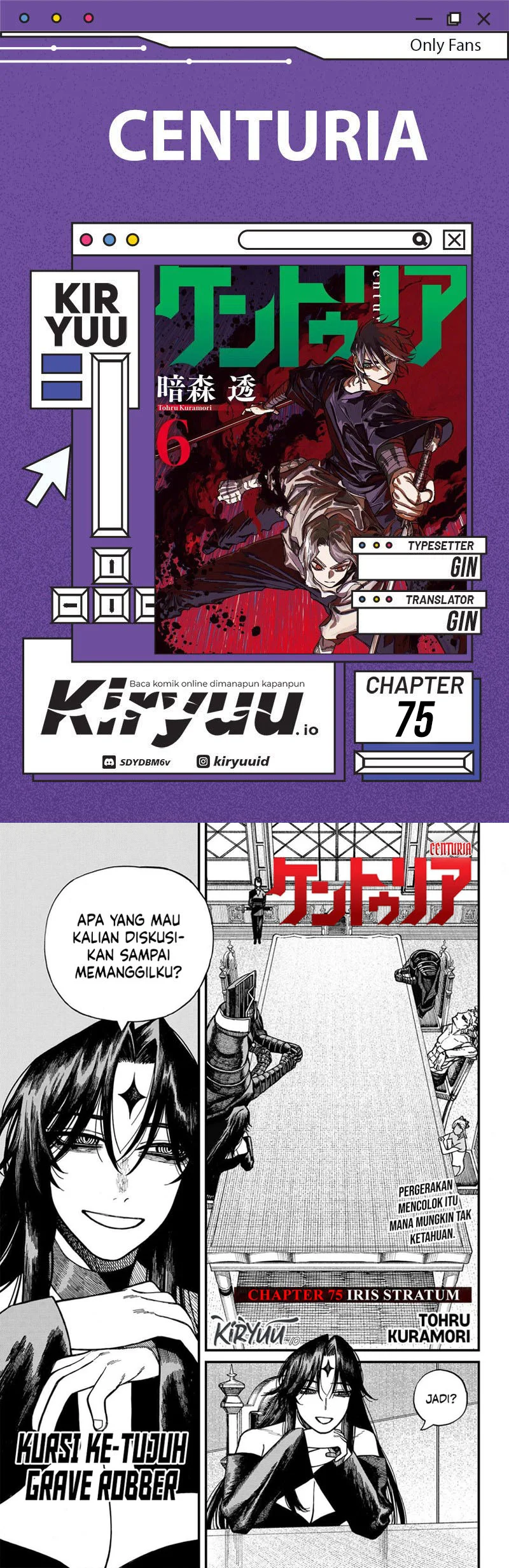 Komik Centuria Chapter 75 gambar nomor 1
