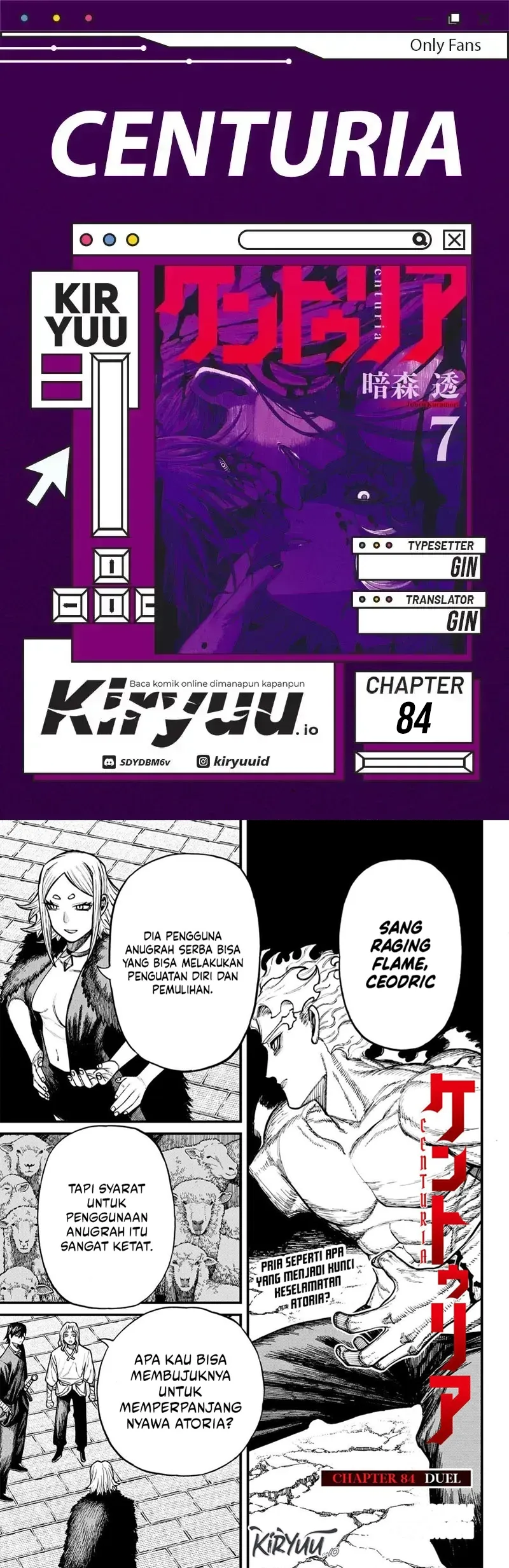 Komik Centuria Chapter 84 gambar 1