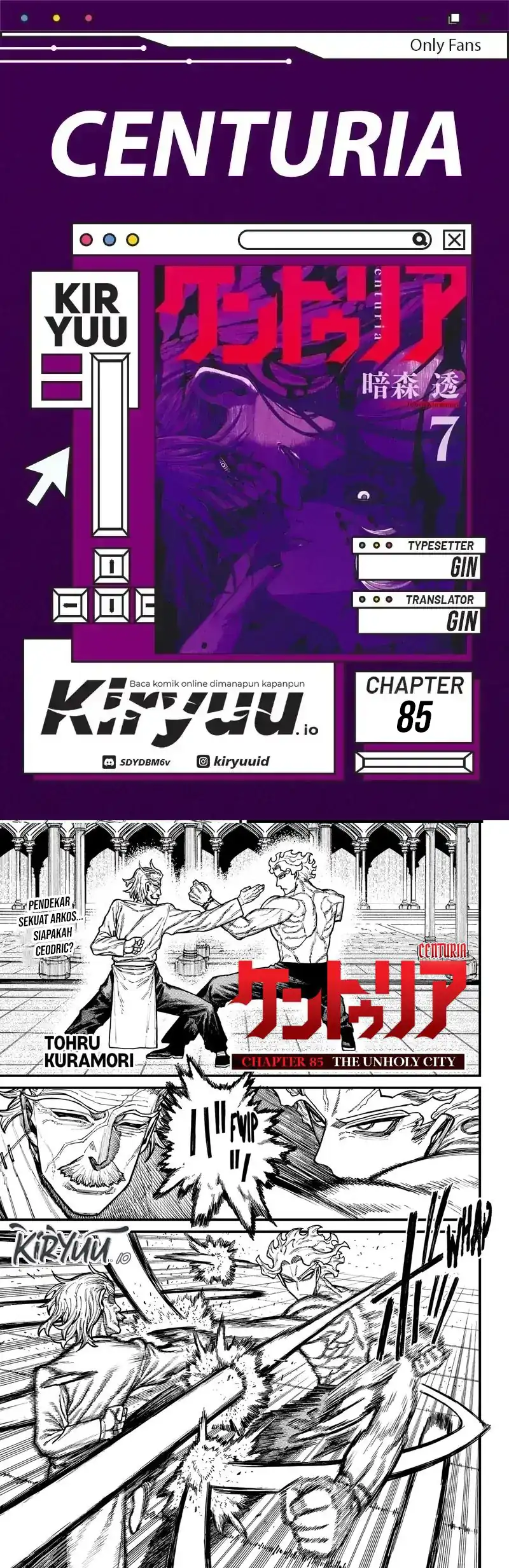 Komik Centuria Chapter 85 gambar 1