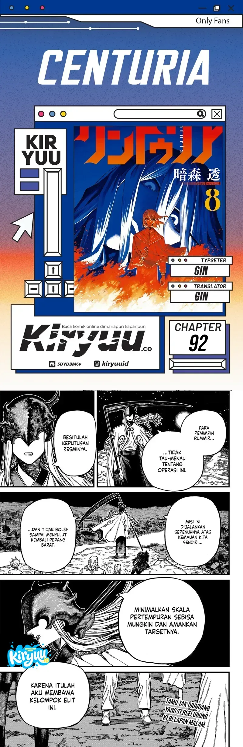 Komik Centuria Chapter 92 gambar 1