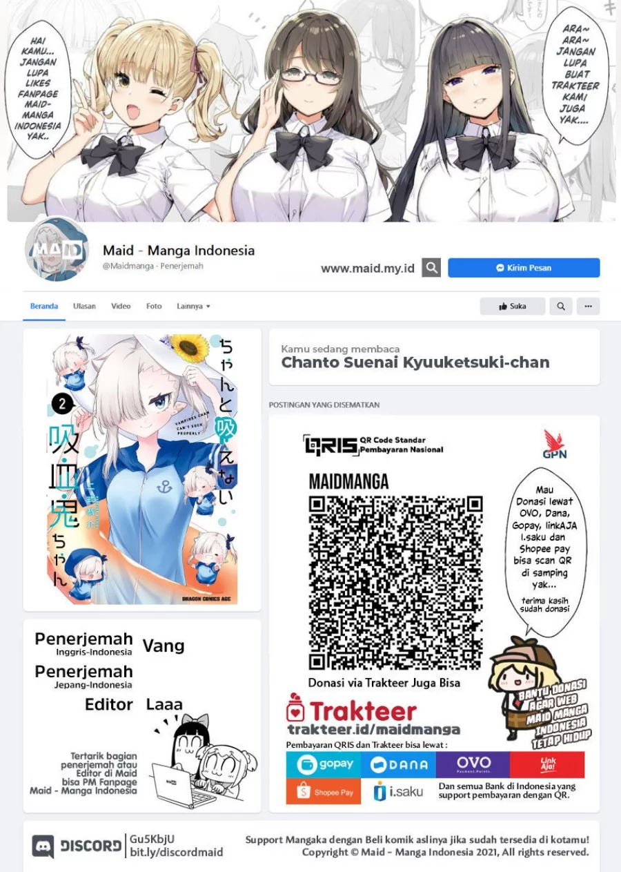 Baca Manga Chanto Suenai Kyuuketsuki-chan Chapter 20 Gambar 2