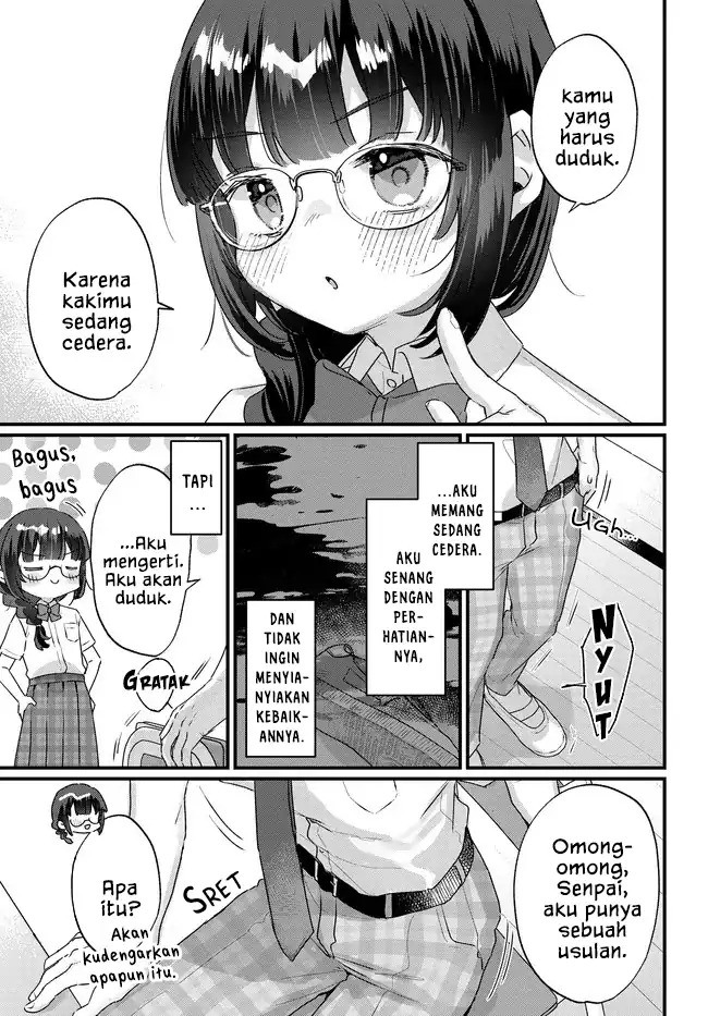 Chiisakute Kawaii Bungeibu no Chiteki na Senpai o, Hiza no Ue ni Nosetara Mainichi Suwattekuru you ni natta Chapter 1 Gambar 11