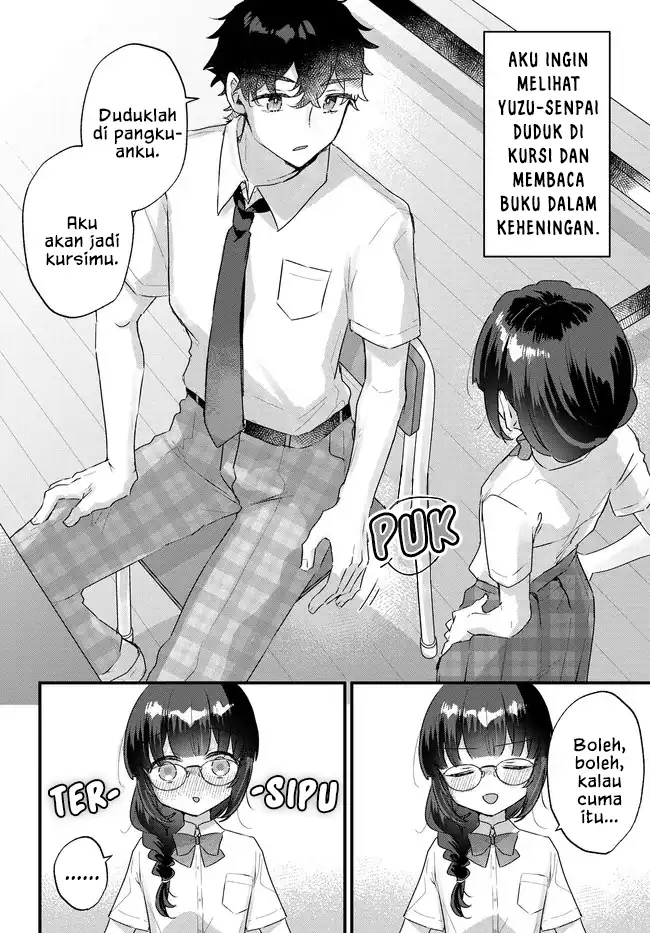 Chiisakute Kawaii Bungeibu no Chiteki na Senpai o, Hiza no Ue ni Nosetara Mainichi Suwattekuru you ni natta Chapter 1 Gambar 12
