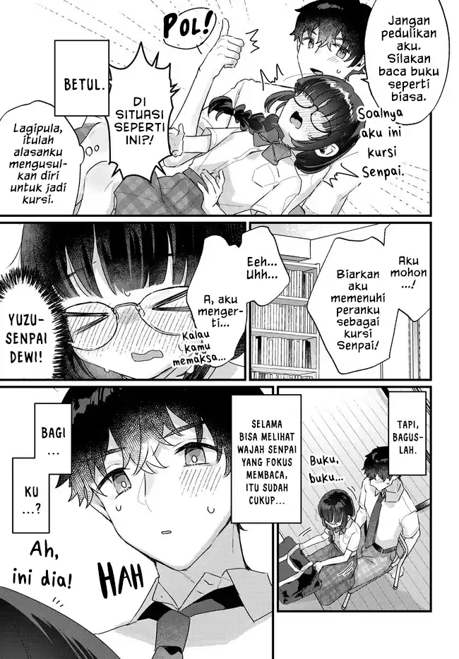 Chiisakute Kawaii Bungeibu no Chiteki na Senpai o, Hiza no Ue ni Nosetara Mainichi Suwattekuru you ni natta Chapter 1 Gambar 17