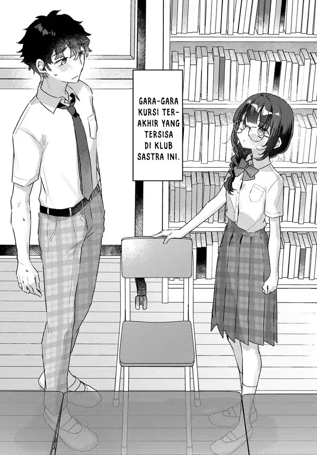 Chiisakute Kawaii Bungeibu no Chiteki na Senpai o, Hiza no Ue ni Nosetara Mainichi Suwattekuru you ni natta Chapter 1 Gambar 8