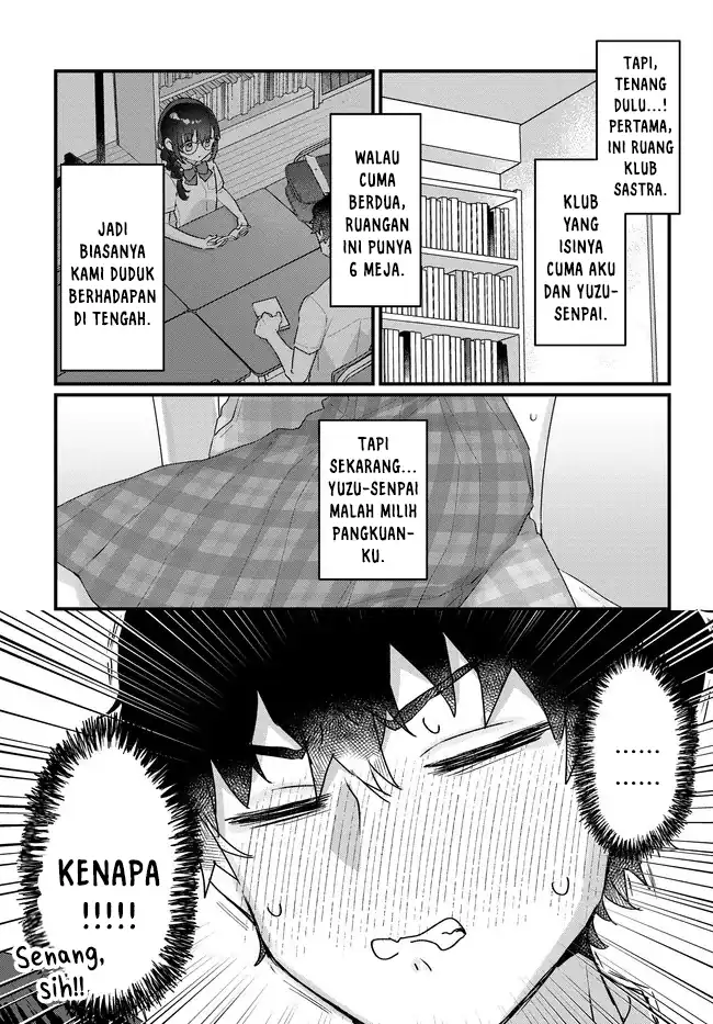 Chiisakute Kawaii Bungeibu no Chiteki na Senpai o, Hiza no Ue ni Nosetara Mainichi Suwattekuru you ni natta Chapter 2.1 Gambar 11