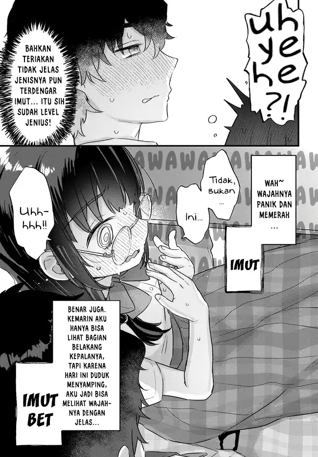 Chiisakute Kawaii Bungeibu no Chiteki na Senpai o, Hiza no Ue ni Nosetara Mainichi Suwattekuru you ni natta Chapter 2.1 Gambar 13