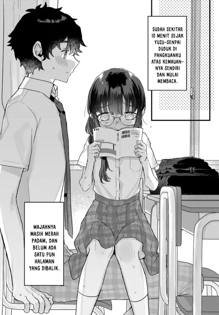 Komik Chiisakute Kawaii Bungeibu no Chiteki na Senpai o, Hiza no Ue ni Nosetara Mainichi Suwattekuru you ni natta Chapter 2.2 gambar 1