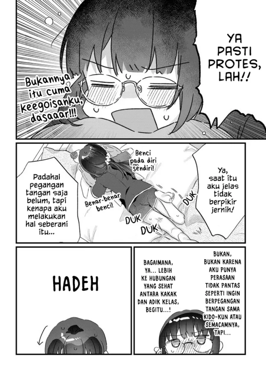 Chiisakute Kawaii Bungeibu no Chiteki na Senpai o, Hiza no Ue ni Nosetara Mainichi Suwattekuru you ni natta Chapter 2.2 Gambar 16