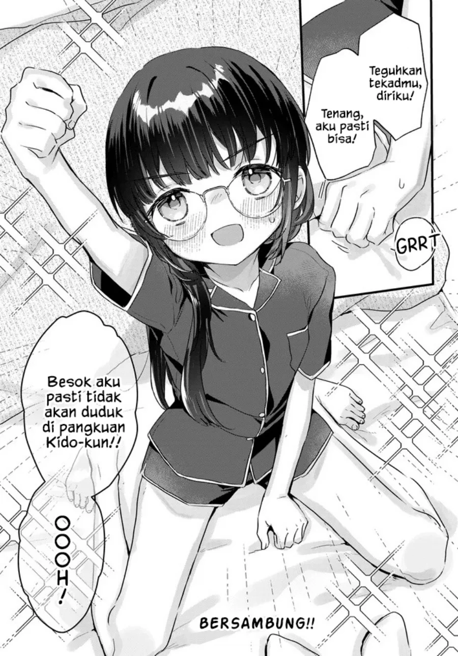 Chiisakute Kawaii Bungeibu no Chiteki na Senpai o, Hiza no Ue ni Nosetara Mainichi Suwattekuru you ni natta Chapter 2.2 Gambar 19