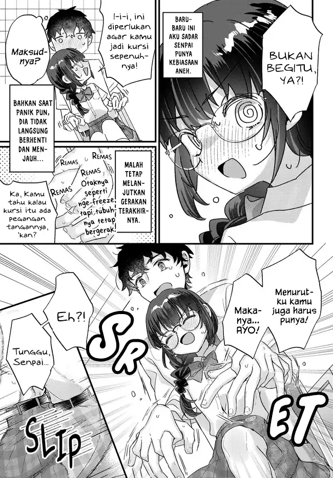 Chiisakute Kawaii Bungeibu no Chiteki na Senpai o, Hiza no Ue ni Nosetara Mainichi Suwattekuru you ni natta Chapter 3.1 Gambar 9